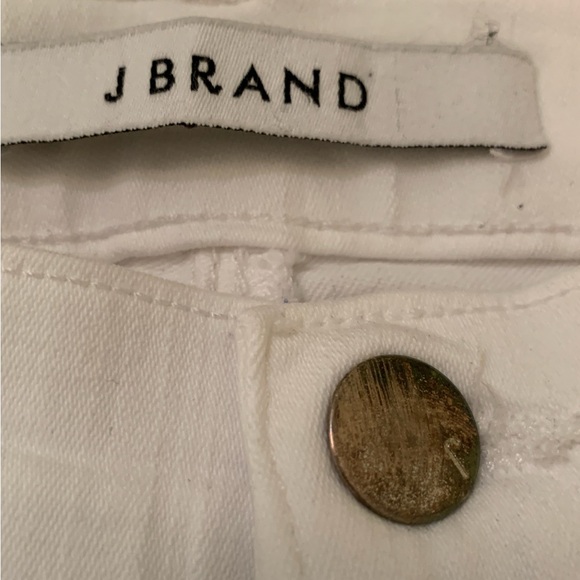 J Brand - Women’s 9326 Cropped Skinny Distressed Jeans (white-size 28) - Picture 4 of 8